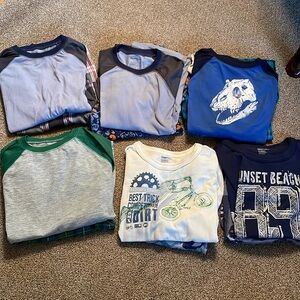 6 Pairs Boys Children’s GapKids Pajamas Long and Short Sleeve and Pant size 8